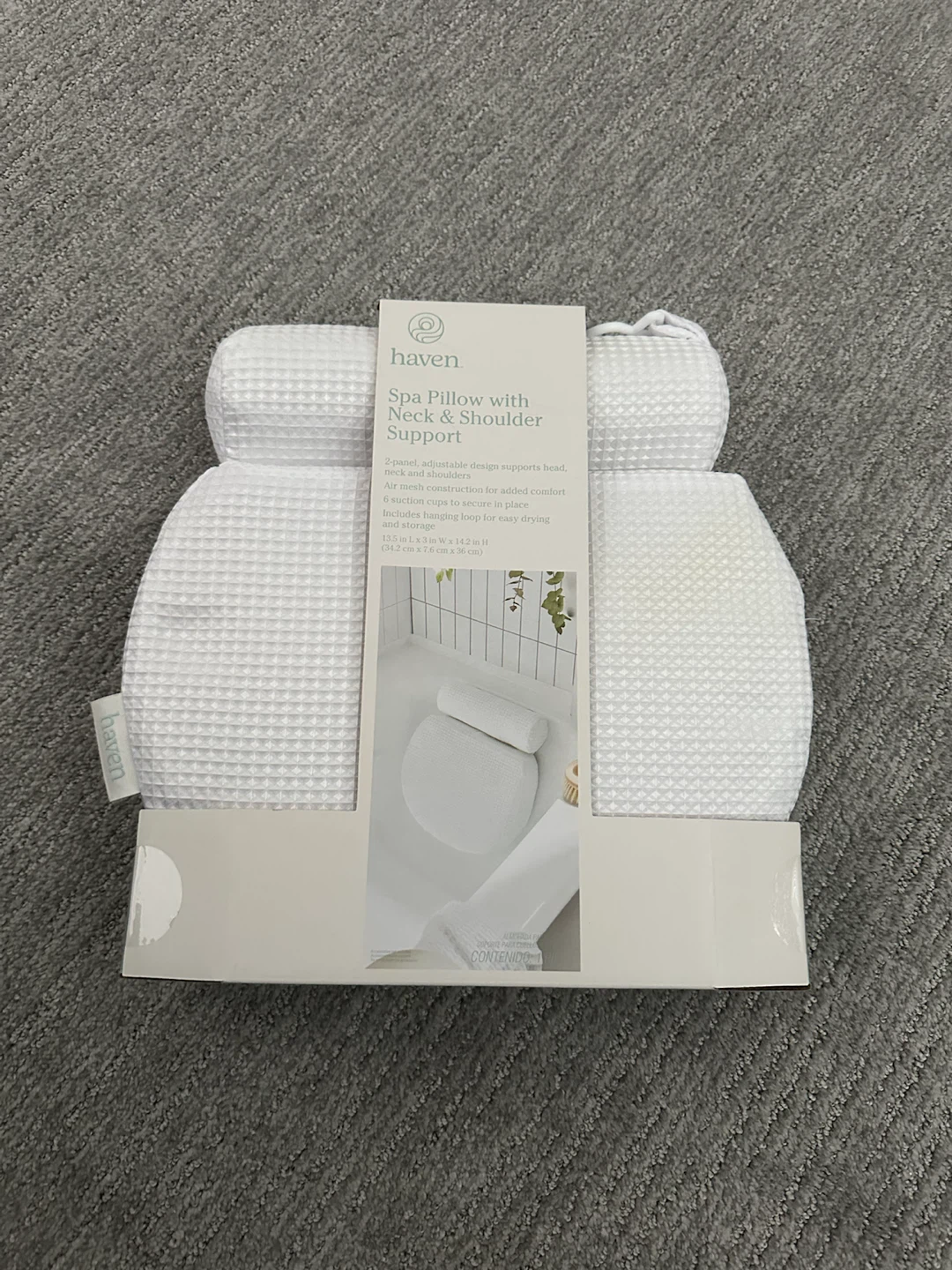 Haven Spa pillow with Neck and Shoulder support
