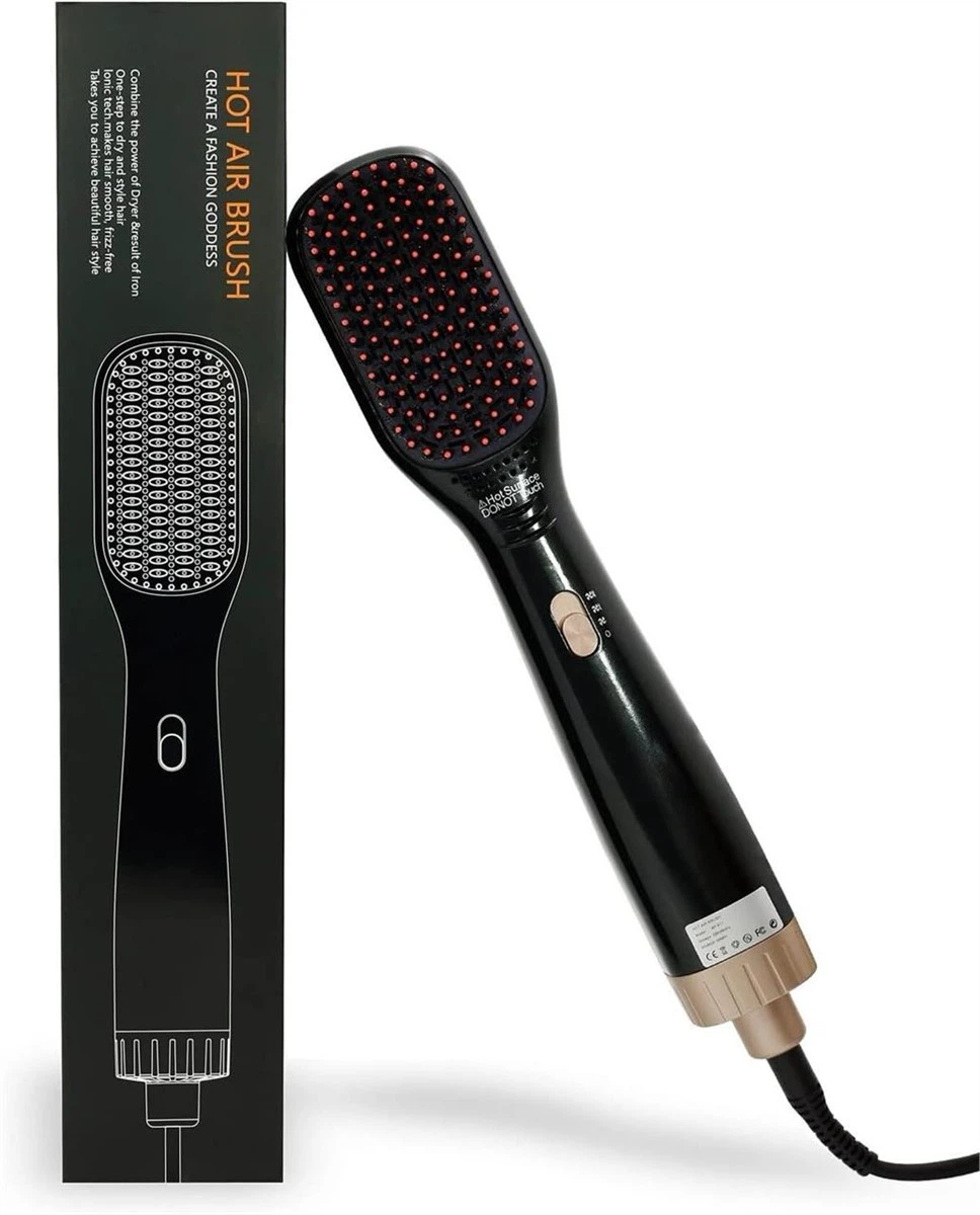 Hot Air Brush Hair Straightener