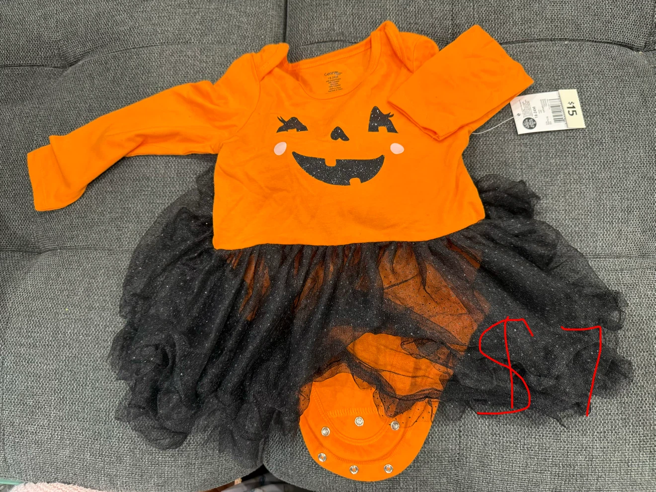 Toddler Baby Halloween Pumpkin Outfit