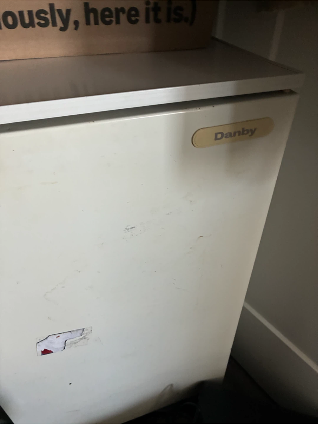 Danby White Mini Fridge