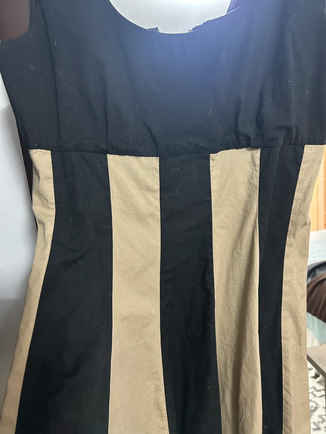 ZARA Wide Leg Cream Pants and a dress - photo 3