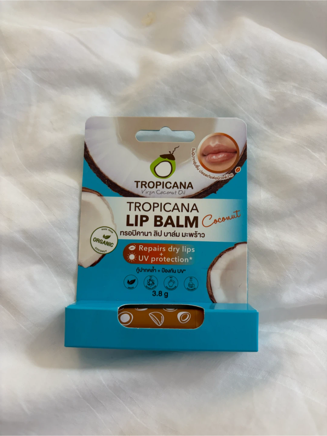 Tropicana Virgin Coconut Oil Lip Balm - Coconut