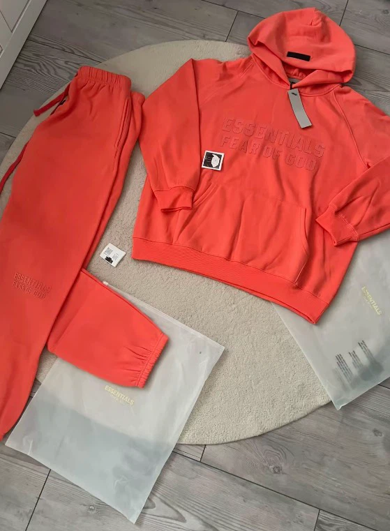 essentials tracksuit and shorts