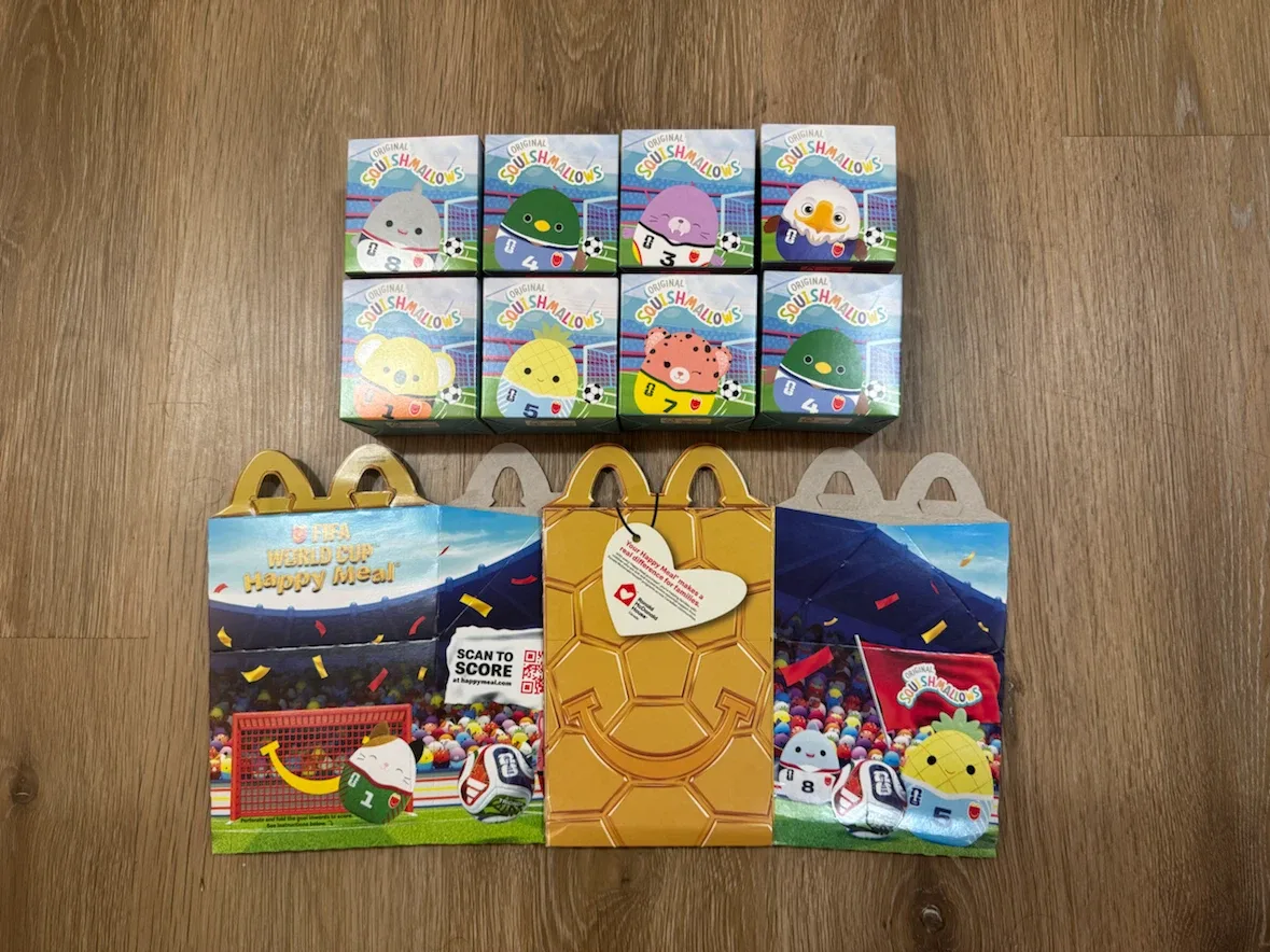 McDonald’s Happy Meal FIFA World Cup Squishmallows