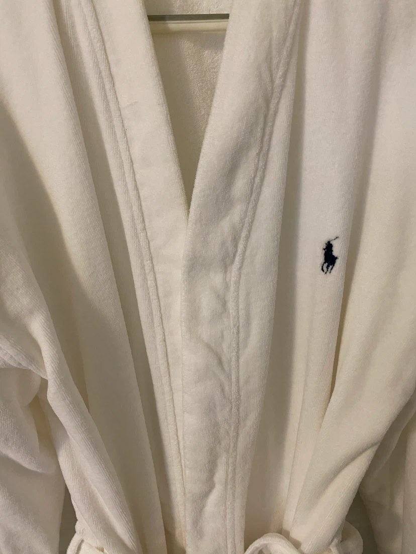 Ralph Lauren Men’s White Terry Housecoat - photo 2