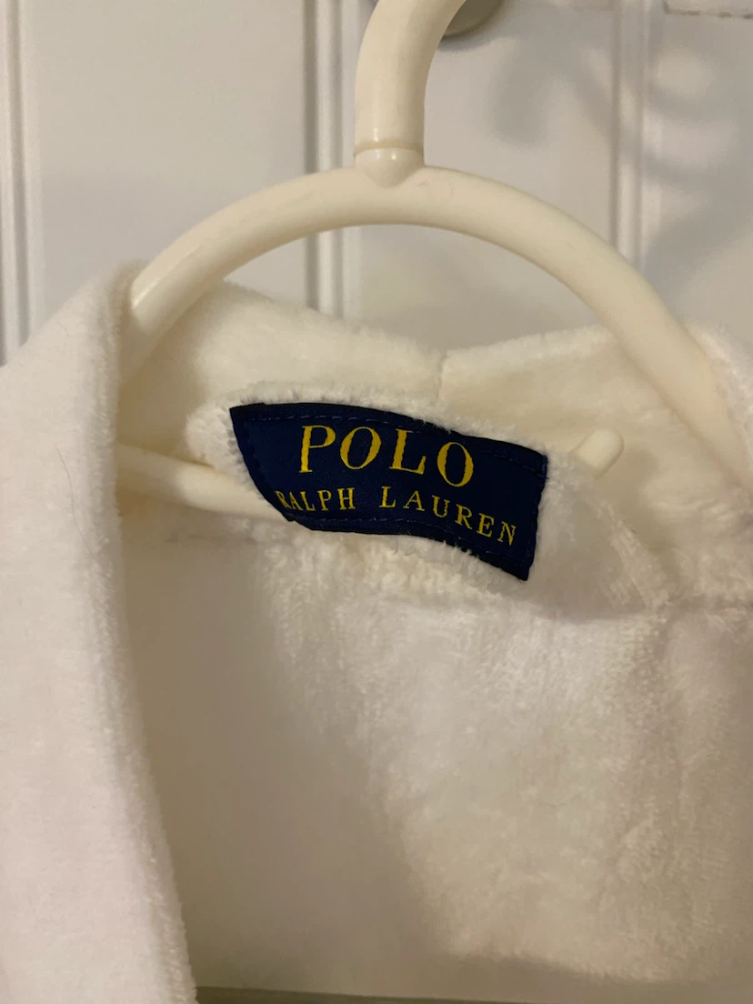 Ralph Lauren Men’s White Terry Housecoat - photo 3