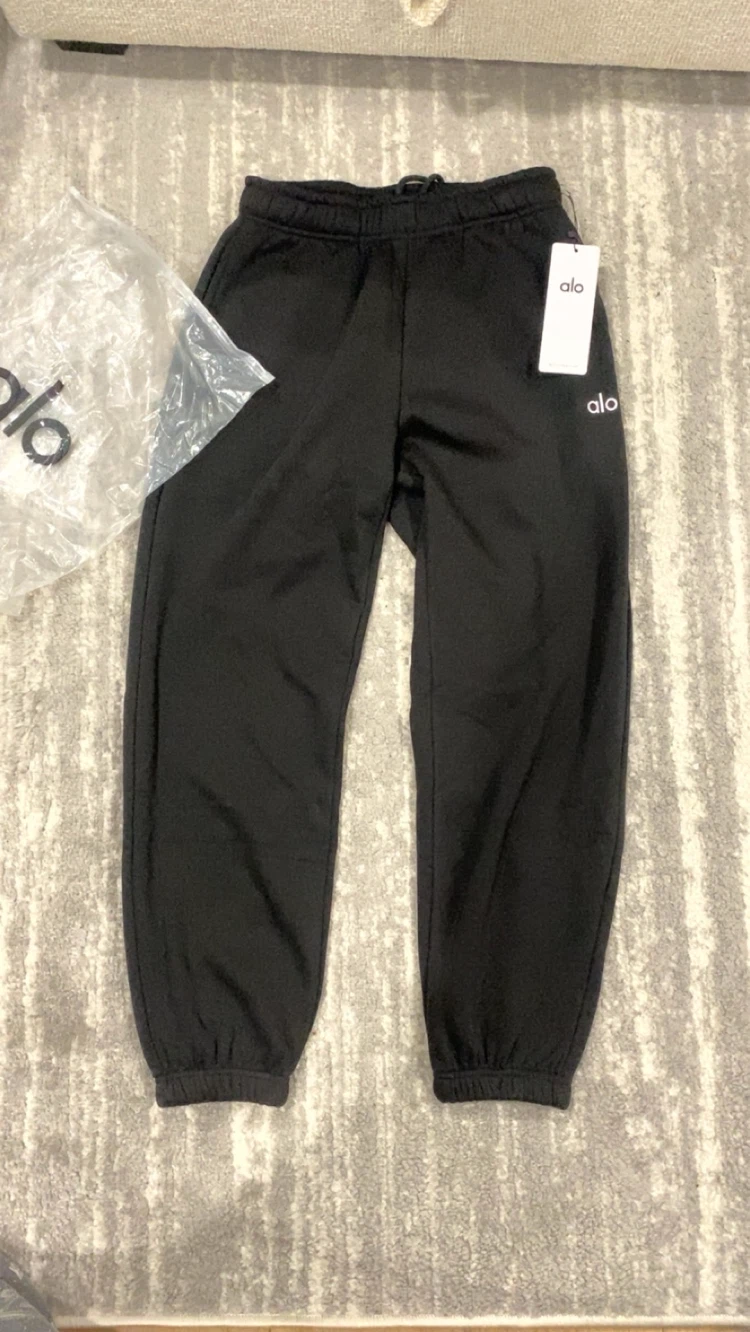 Alo Yoga Black Sweatpants M/P CH