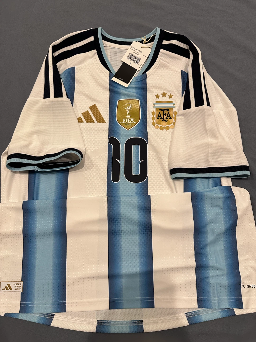 Adidas Argentina 2026  Authentic Jersey Lionel Messi #10 Size L