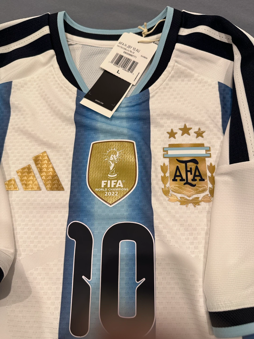 Adidas Argentina 2026  Authentic Jersey Lionel Messi #10 Size L - photo 2