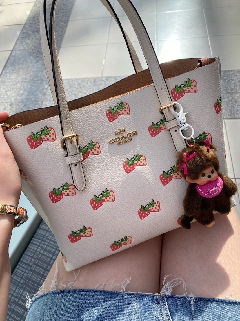 Coach Mollie Strawberry Tote Bag
