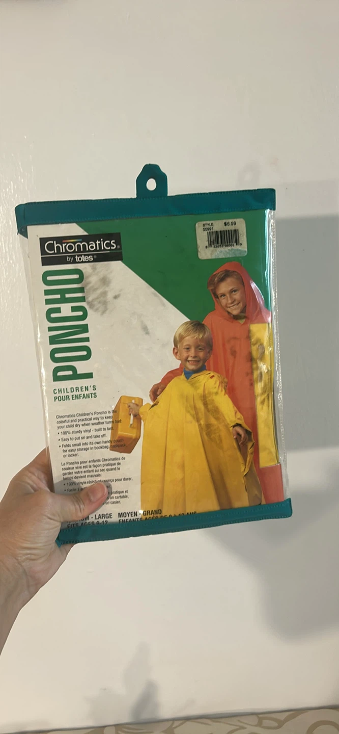 Chromatics by Idées Children's Poncho - Yellow