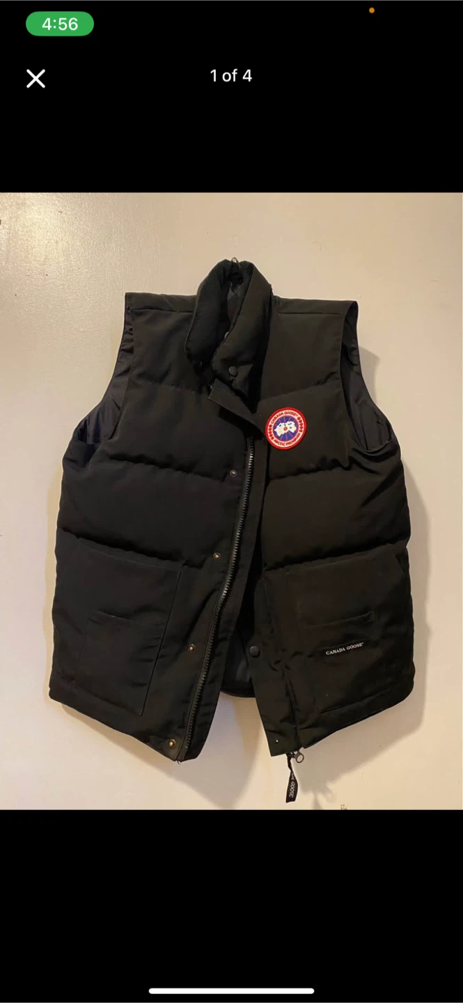 Canada Goose Black Puffer Vest