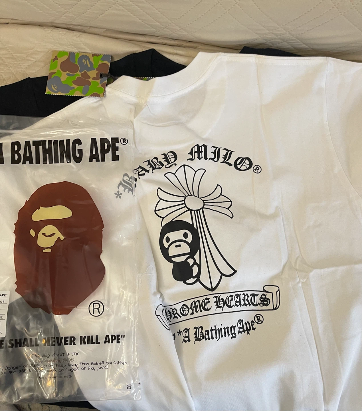 Bape x Chrome heart