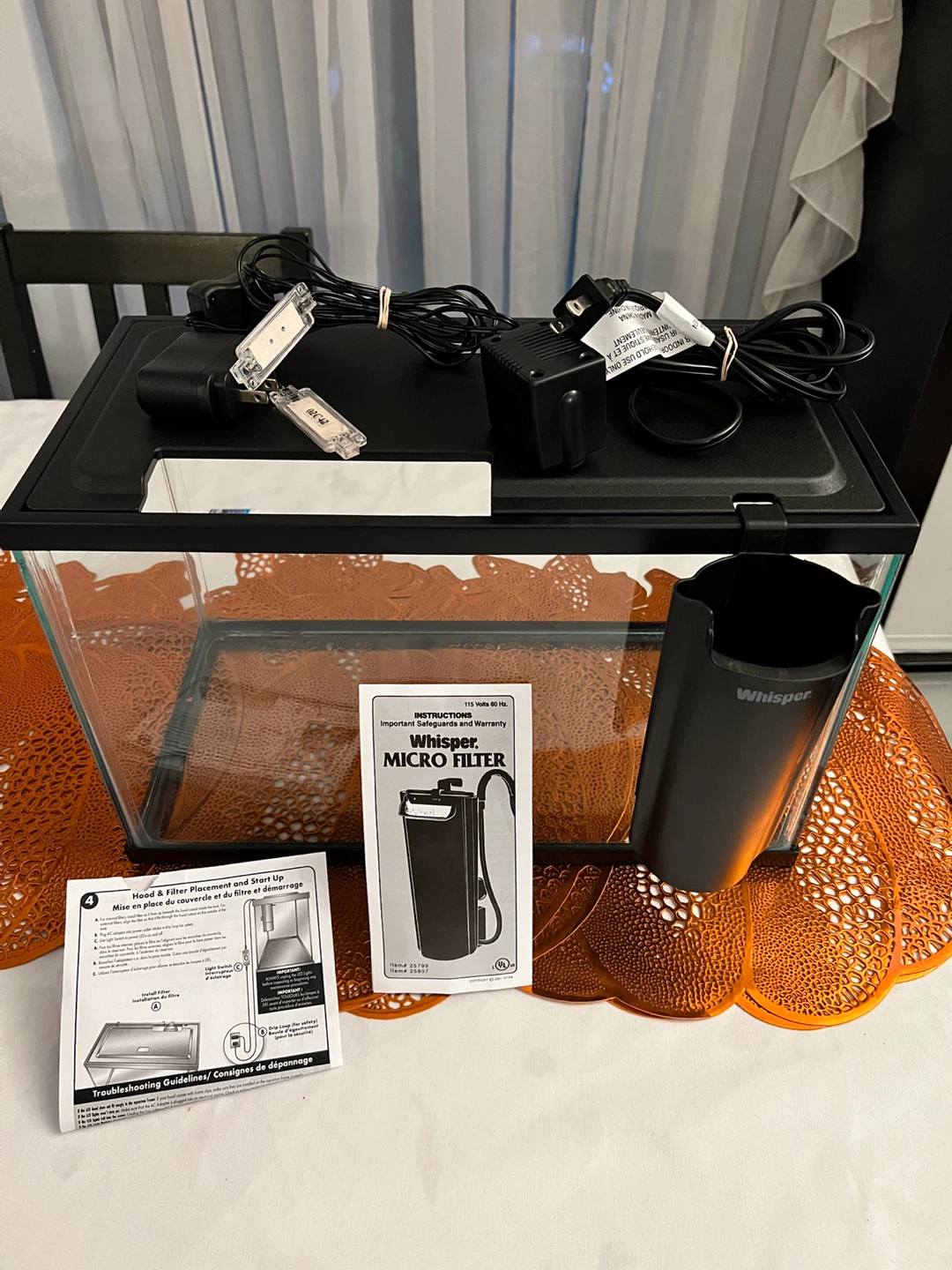 Tetra Whisper Micro Filter Aquarium Kit
