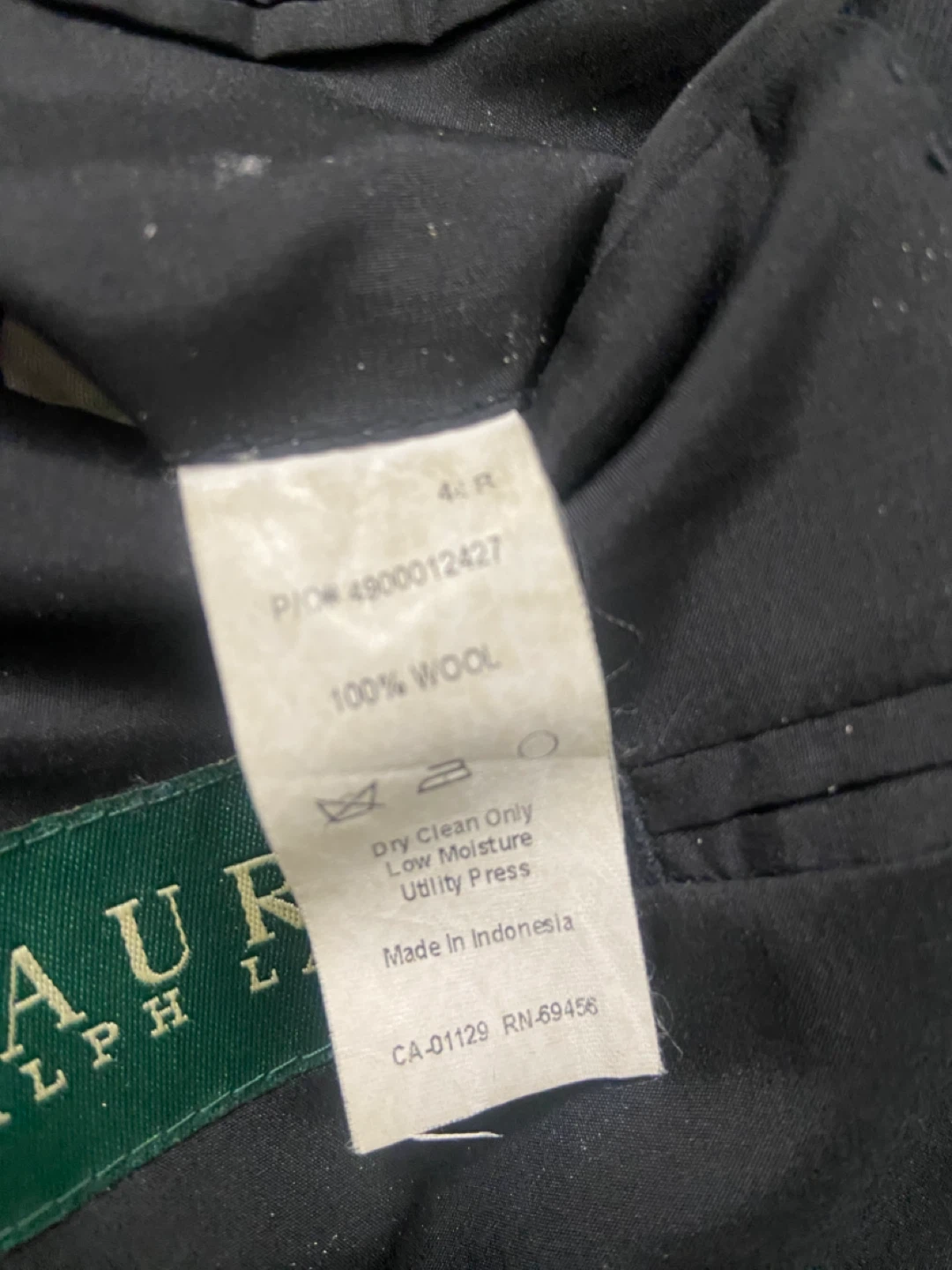 Lauren Ralph Lauren Men's Wool Blazer 44R