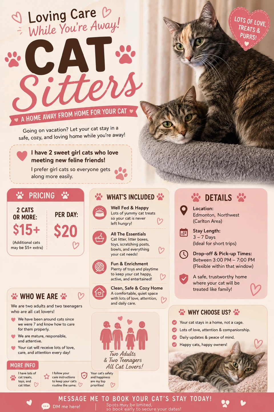 Loving Care Cat Sitters - Home Away From Home For Your Cat