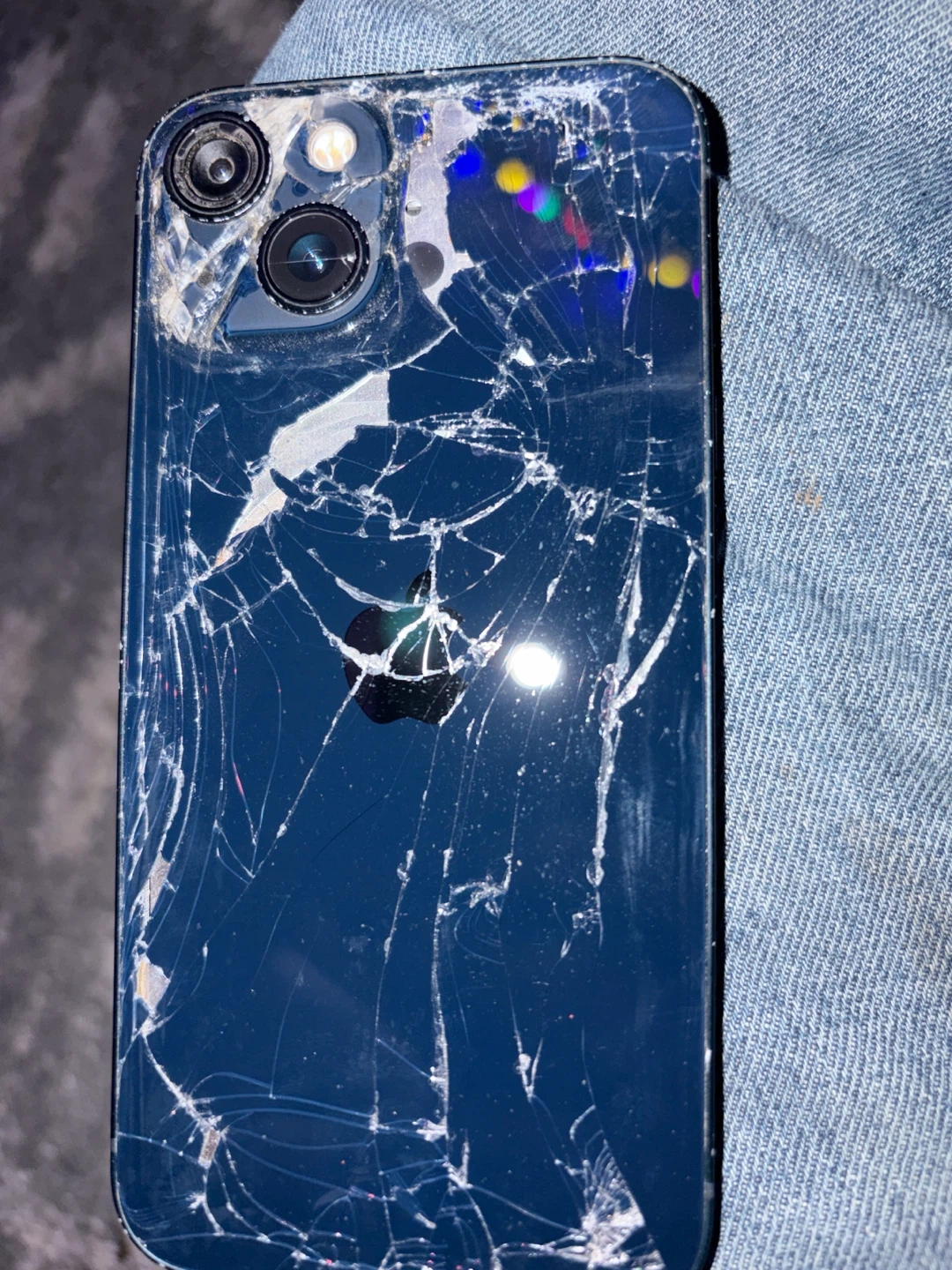 iPhone 12 Pro Max - Cracked back cracked protector - photo 2