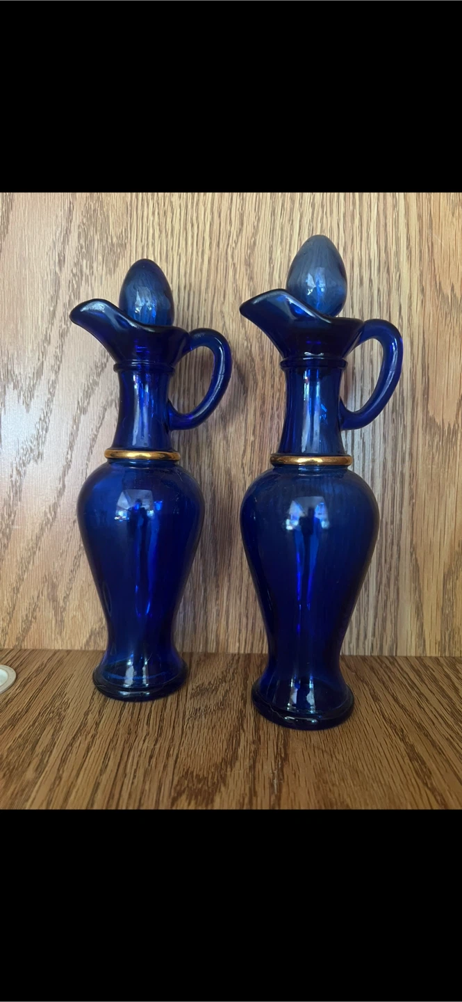 Blue Glass Decanters - photo 2