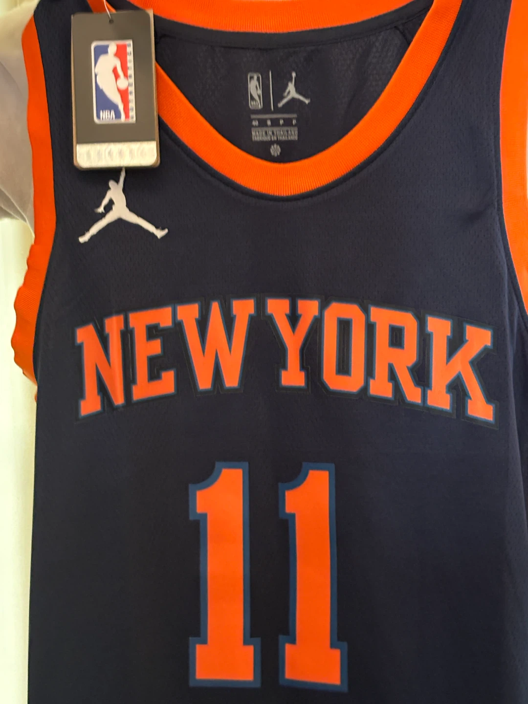 New York Knicks Brunson #11 Jersey Size