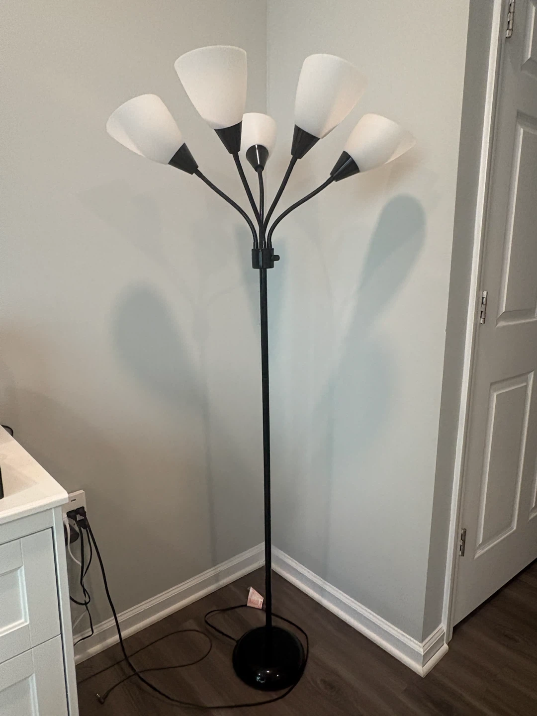 Black Floor Lamp with 5 Lights - photo 3