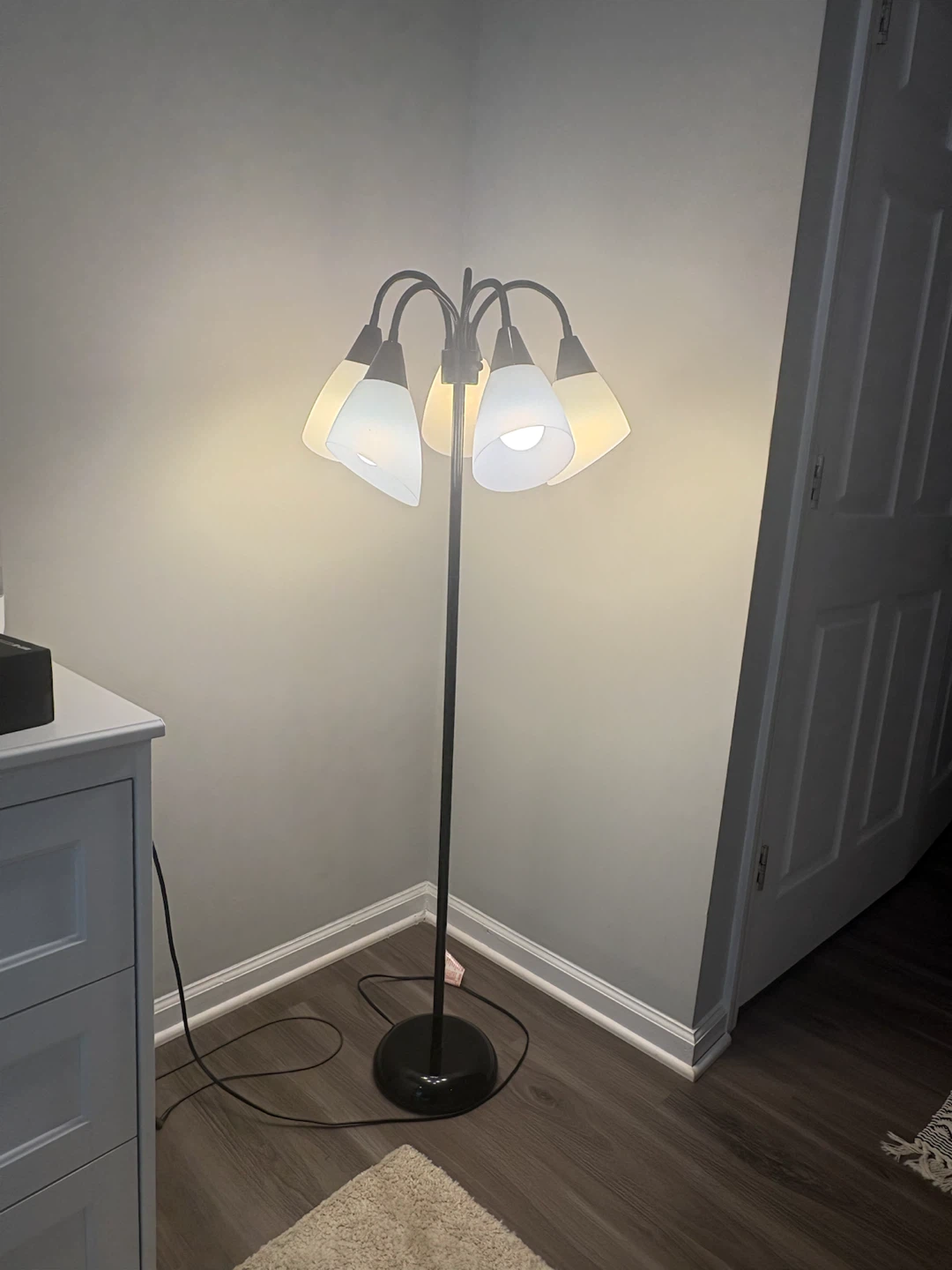 Black Floor Lamp with 5 Lights - photo 5