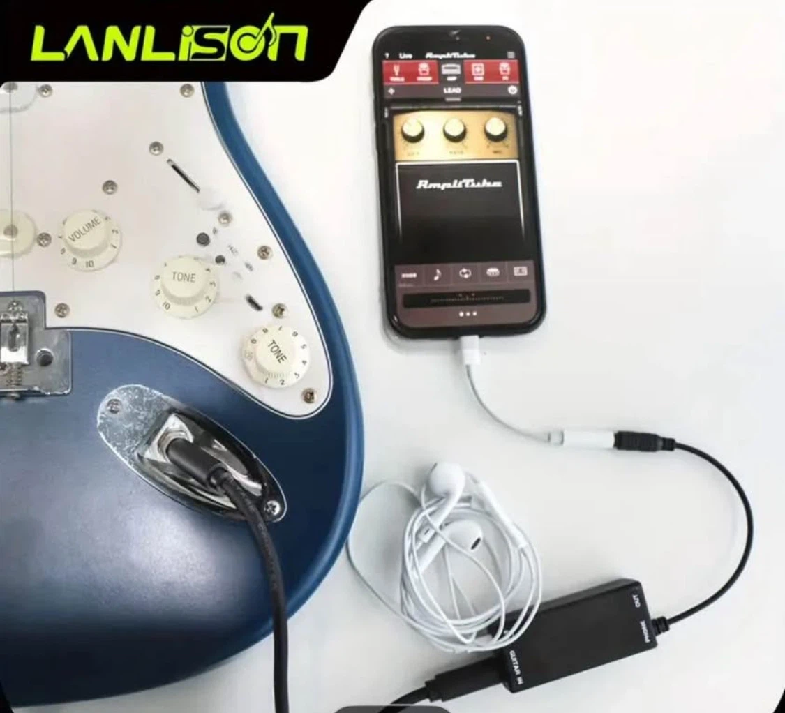 Lanlison Guitar to Phone Audio Interface Adapter - photo 4