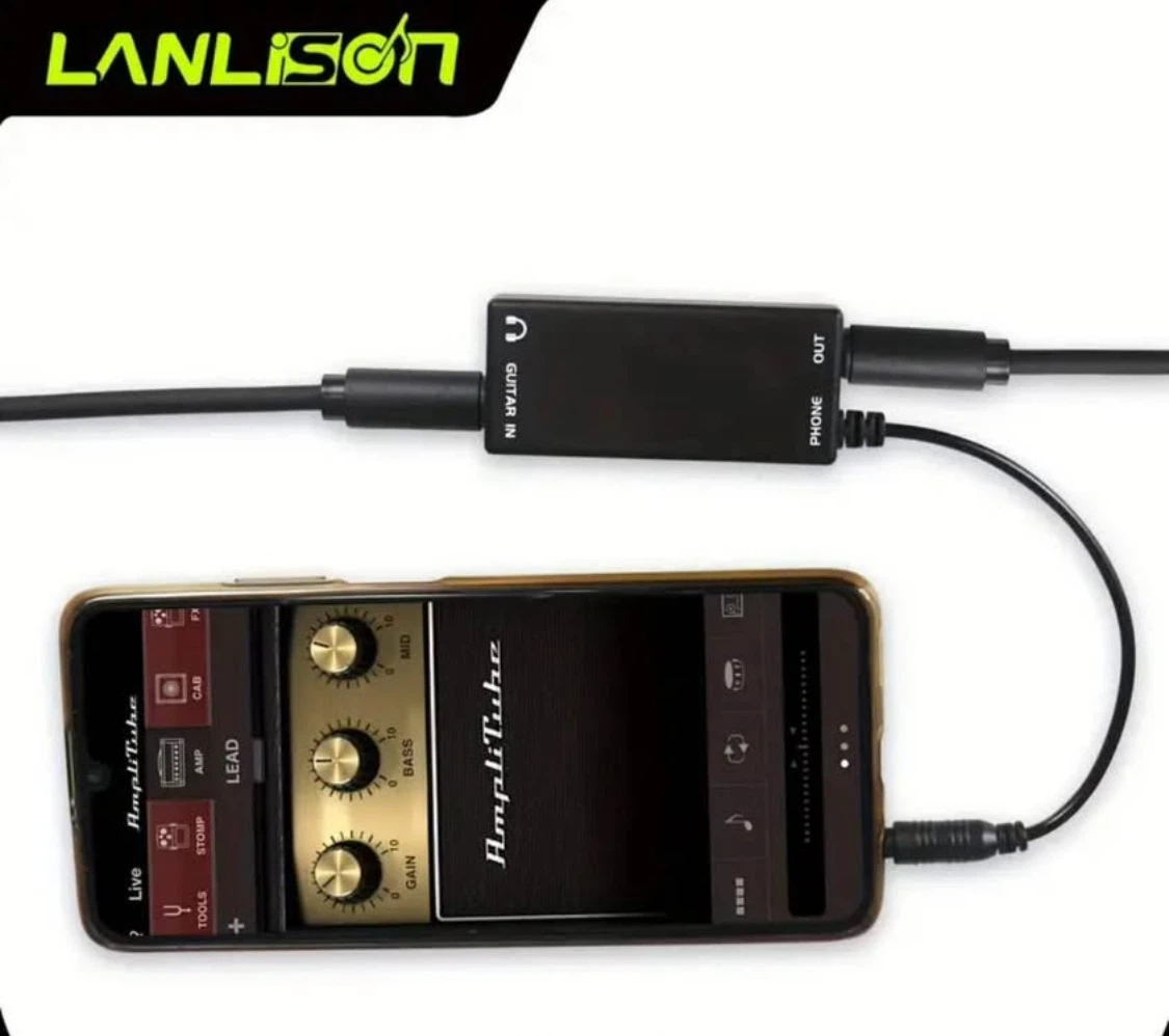 Lanlison Guitar to Phone Audio Interface Adapter - photo 5