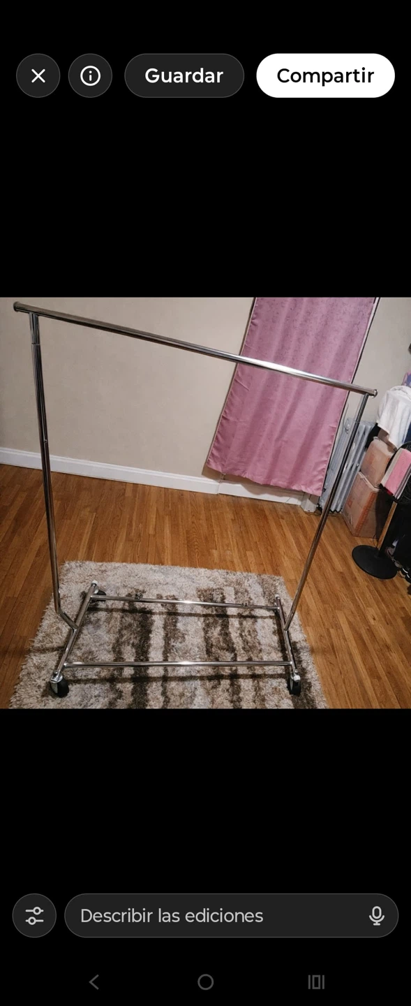 Rolling Clothes Rack