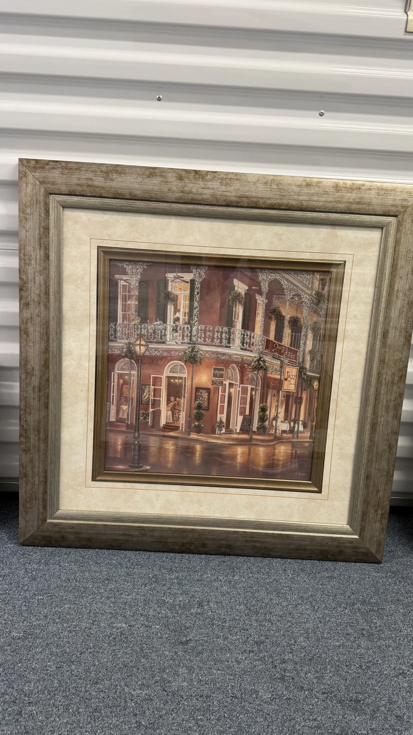 Framed Art Print of French Quarter Balconies - photo 2