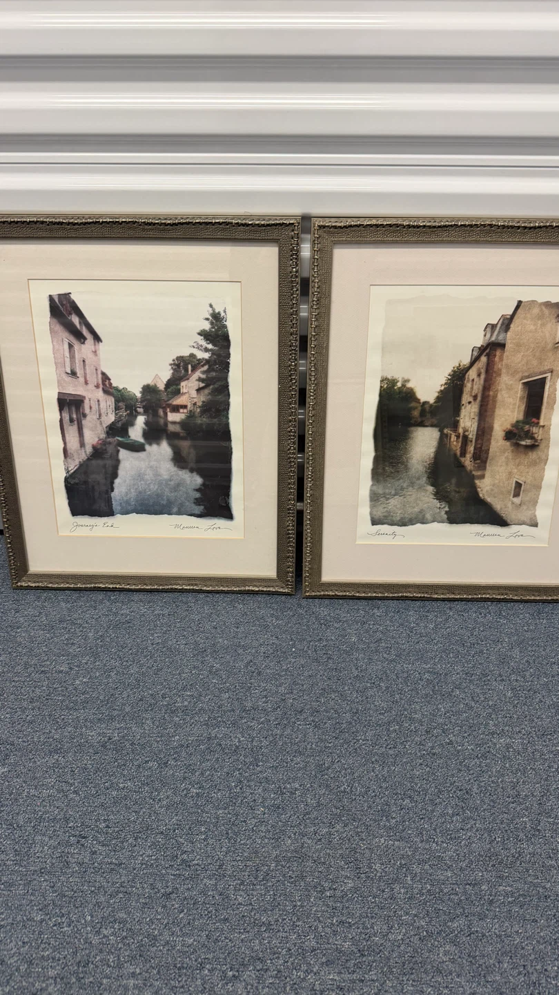 Set of 2 Framed "Art Prints by Maureen Love