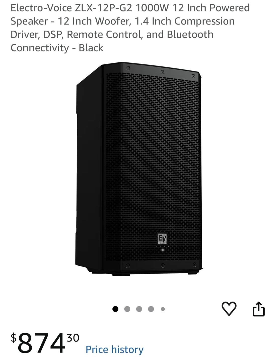 Electro-Voice Powered PA Speaker - photo 3