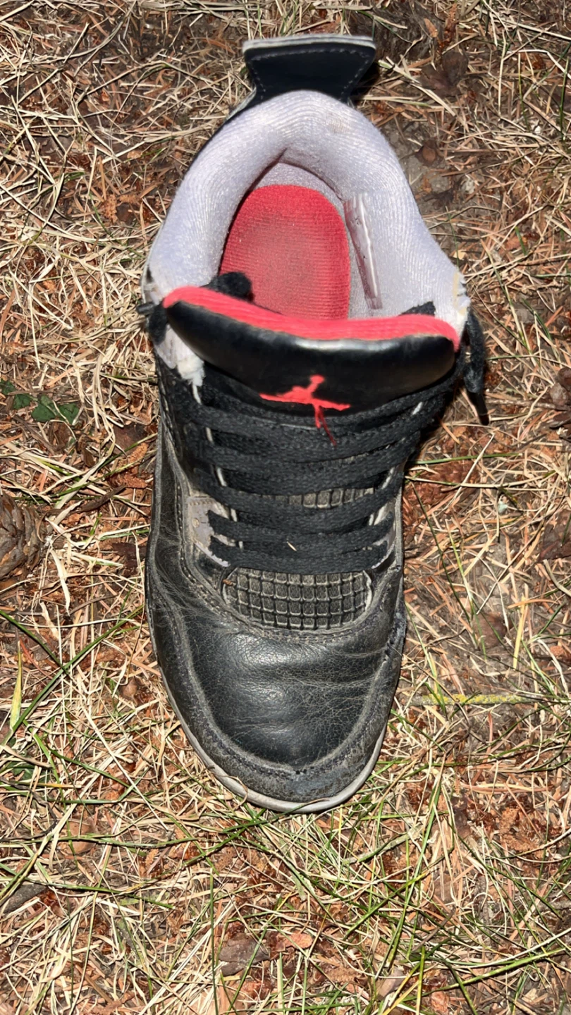 SIZE - 1 Youth - Air Jordan 4 Retro Shoes - very used - cheapish - photo 3