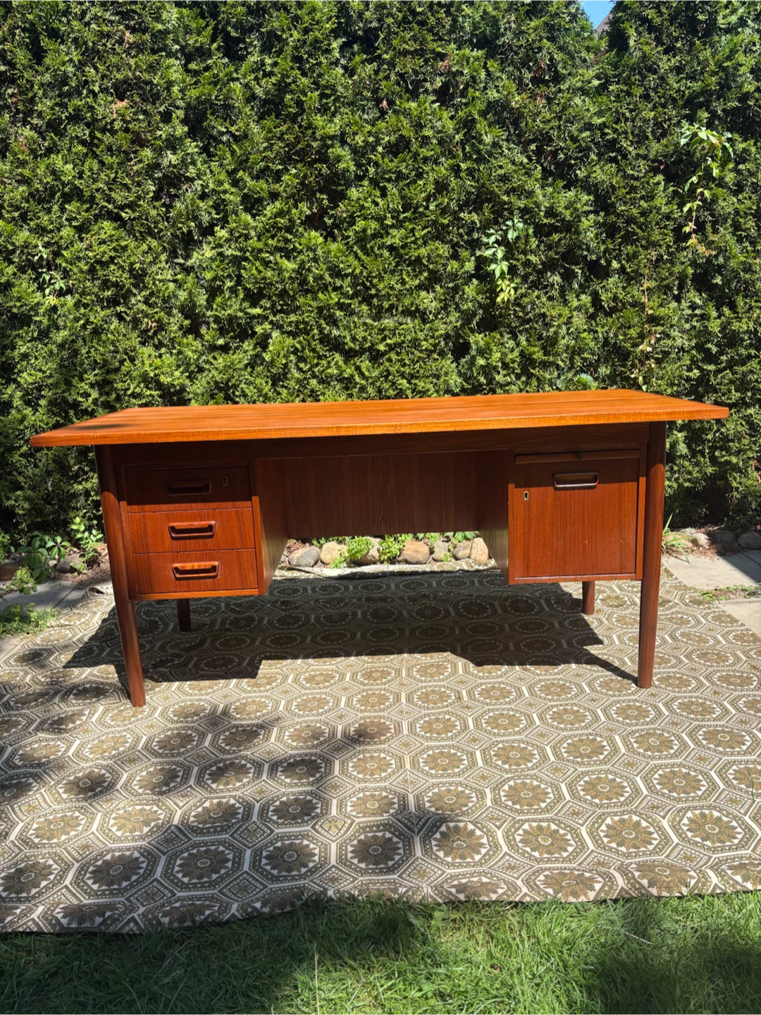 Danish MCM Teak Desk - photo 2