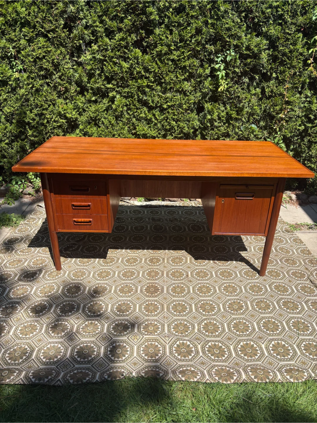 Danish MCM Teak Desk - photo 3