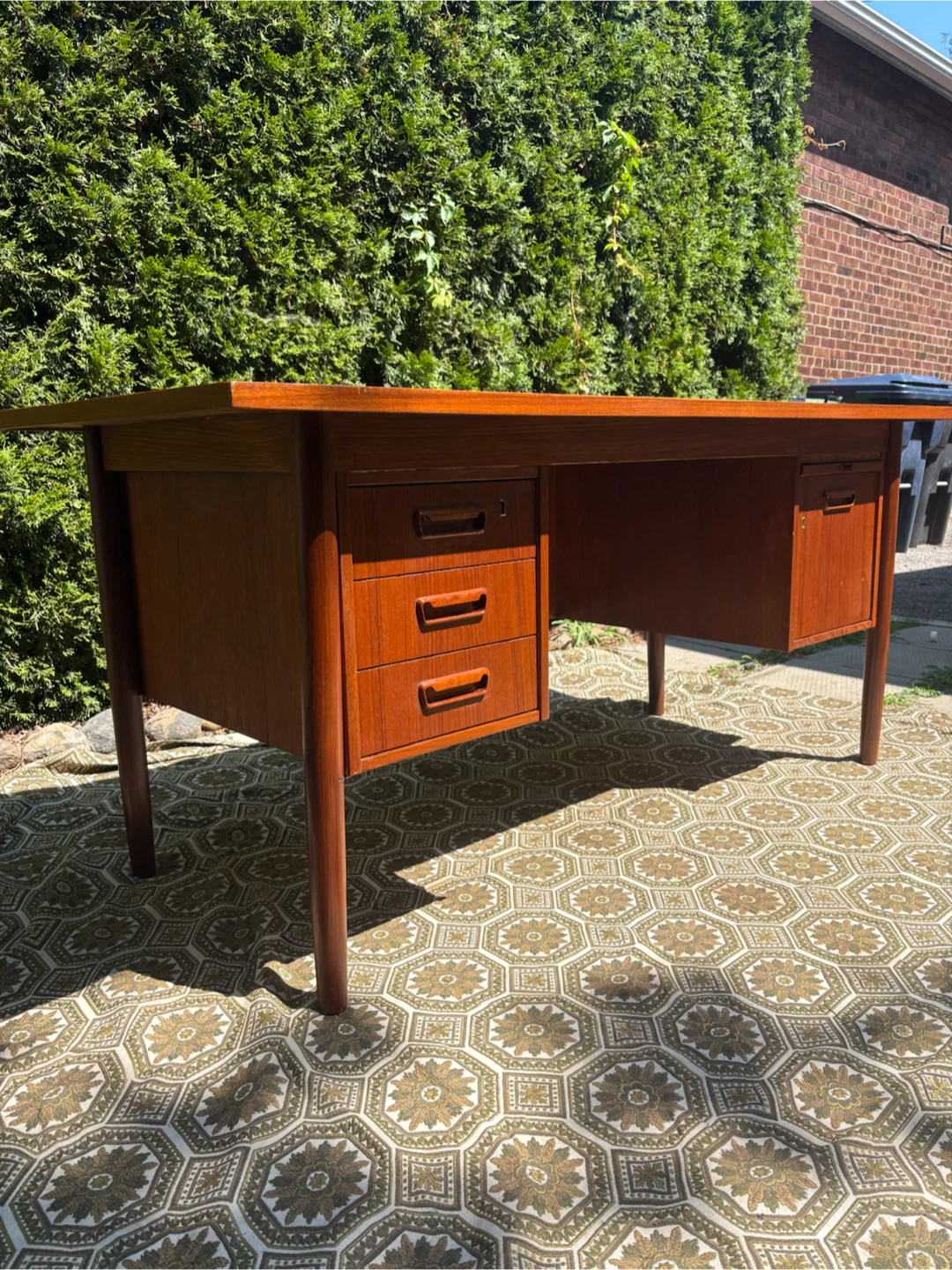 Danish MCM Teak Desk - photo 4