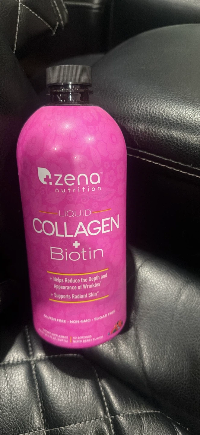 Zena Nutrition Liquid Collagen + Biotin Berry Flavor