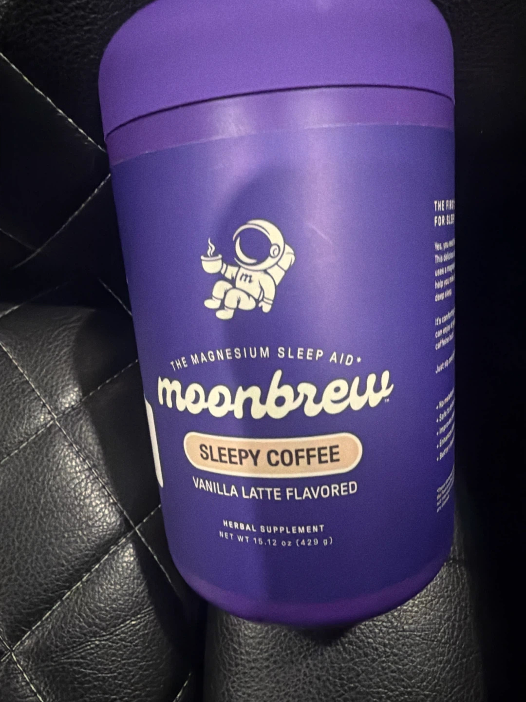 Moonbrew Sleepy Coffee Vanilla Latte  Supplement - 15.12 o