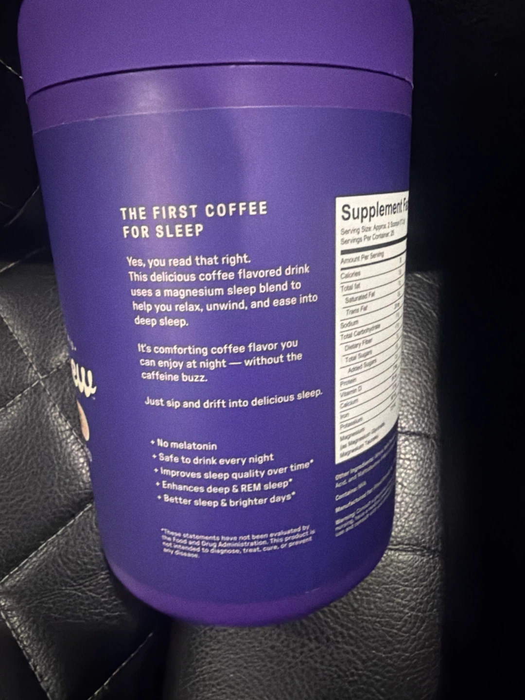 Moonbrew Sleepy Coffee Vanilla Latte  Supplement - 15.12 o - photo 2