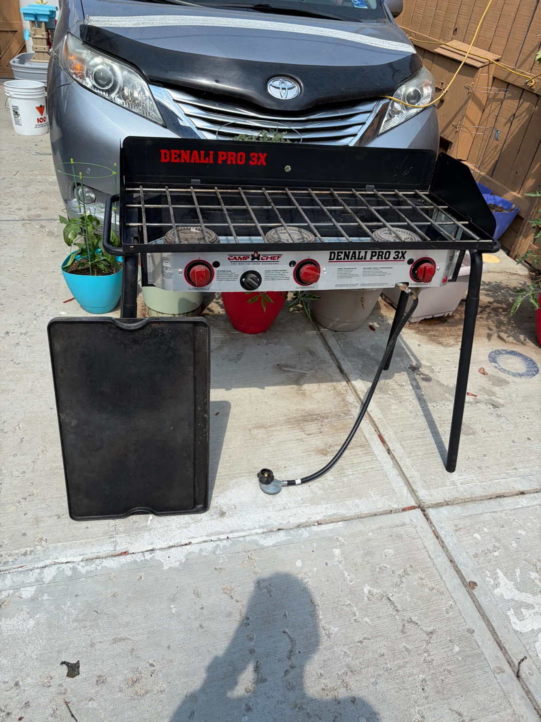 Camp Chef Denali Pro 3X Propane Stove with Griddle