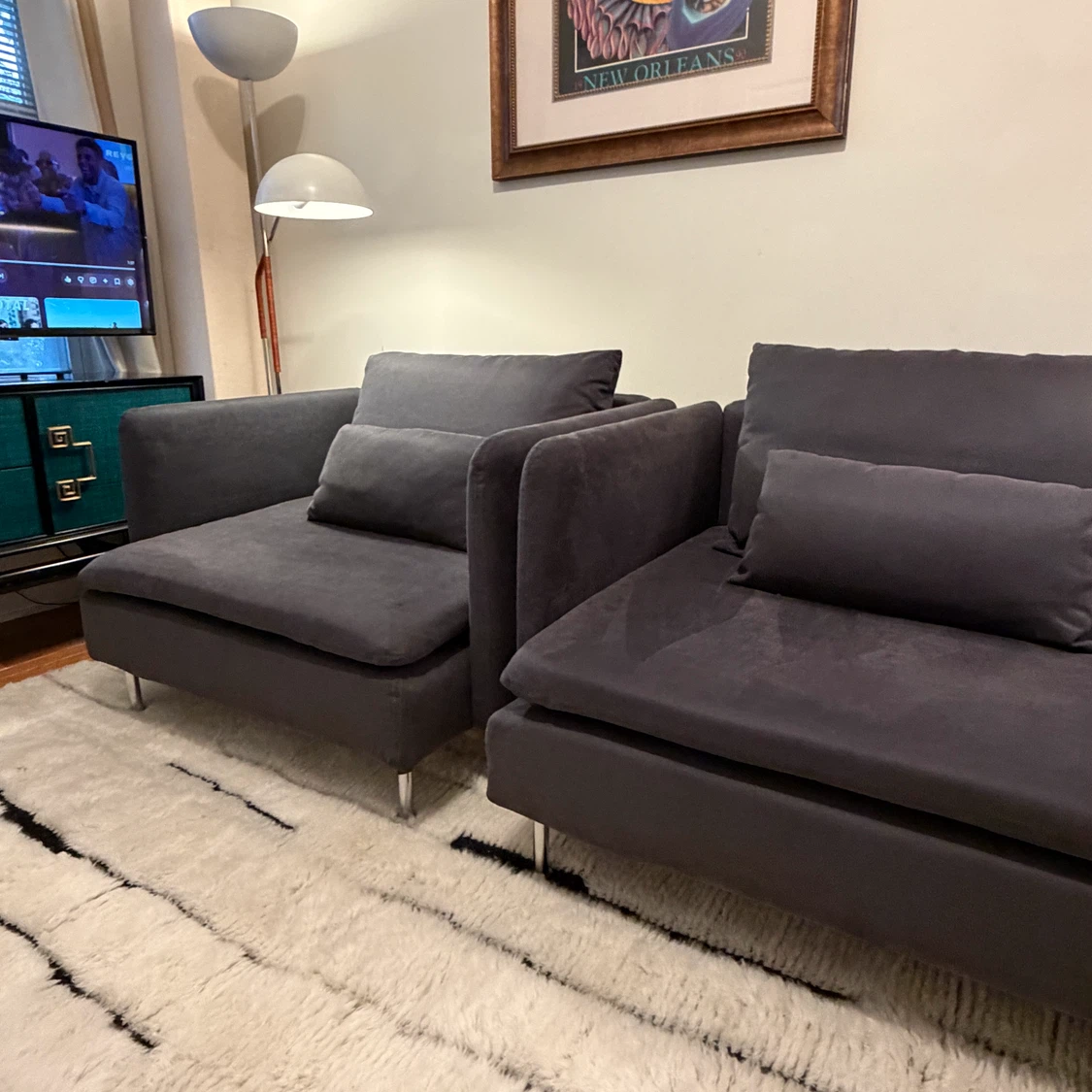 PAIR of IKEA SODERHAMN ARM CHAIRS - photo 4