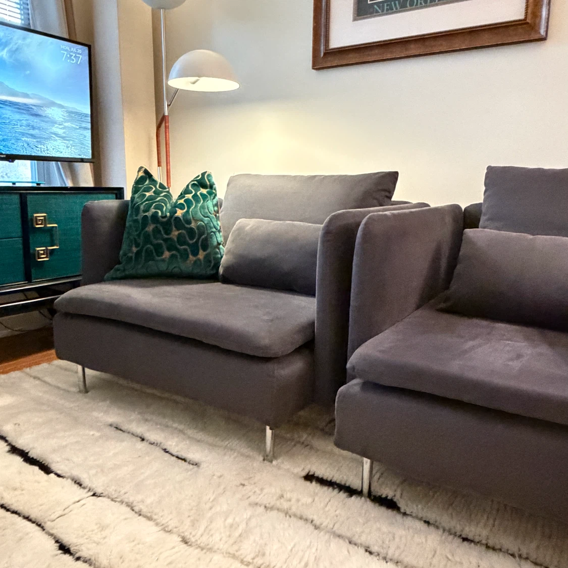 PAIR of IKEA SODERHAMN ARM CHAIRS - photo 5