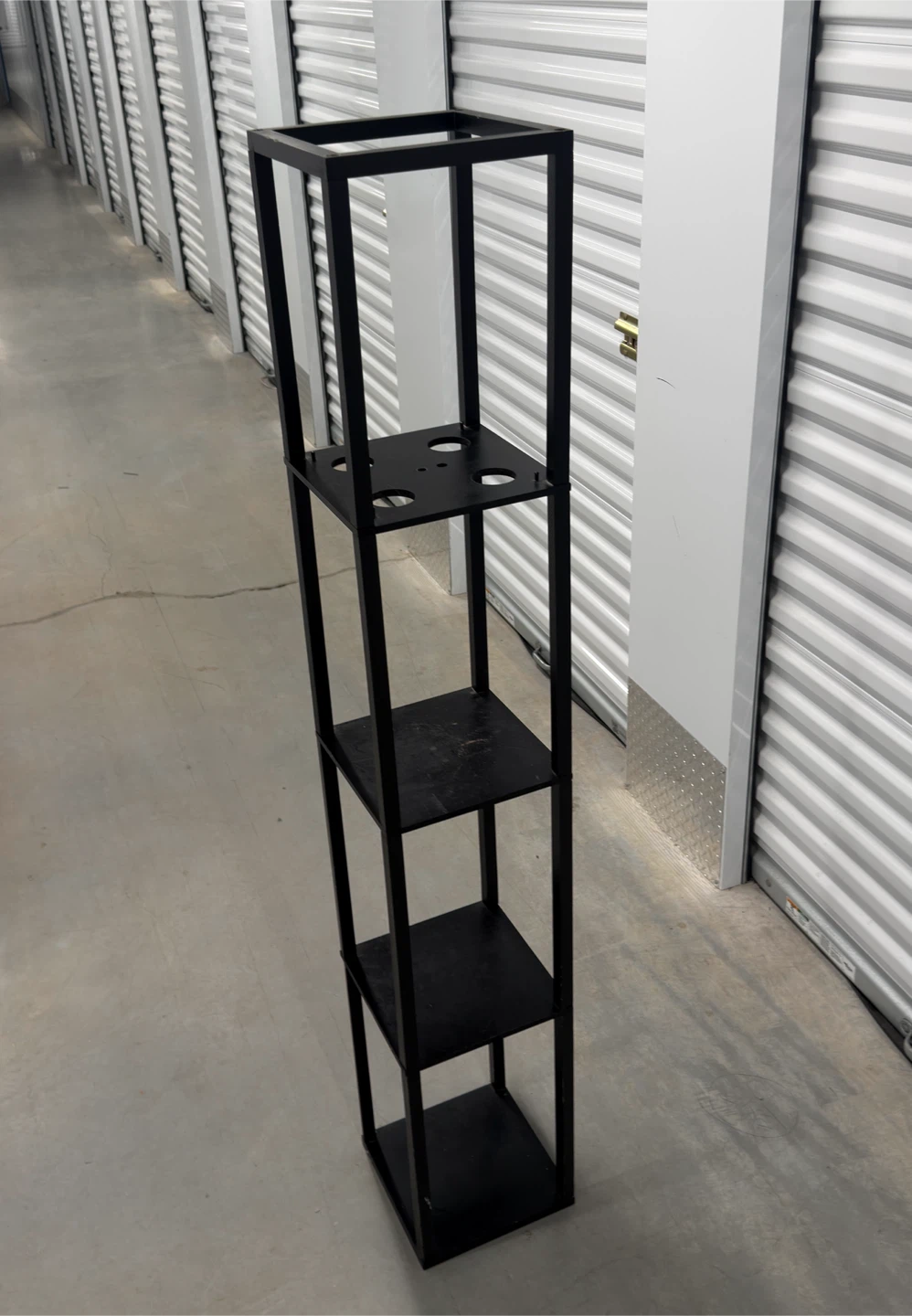 Tall Black 4-Tier Plant Stand / Display Shelf - photo 2