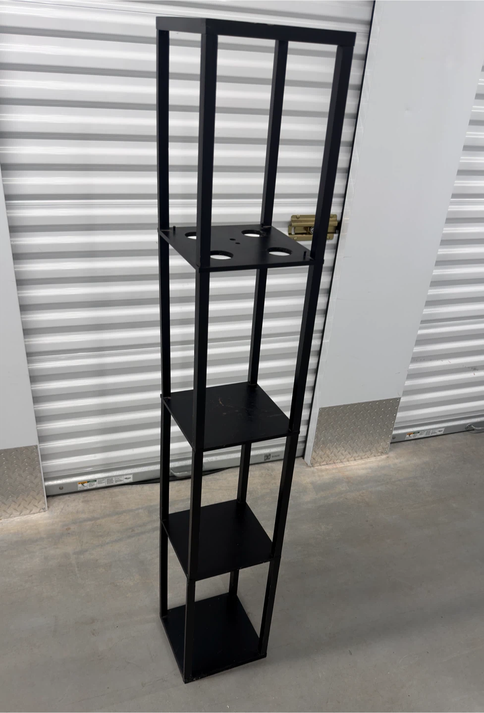 Tall Black 4-Tier Plant Stand / Display Shelf - photo 3