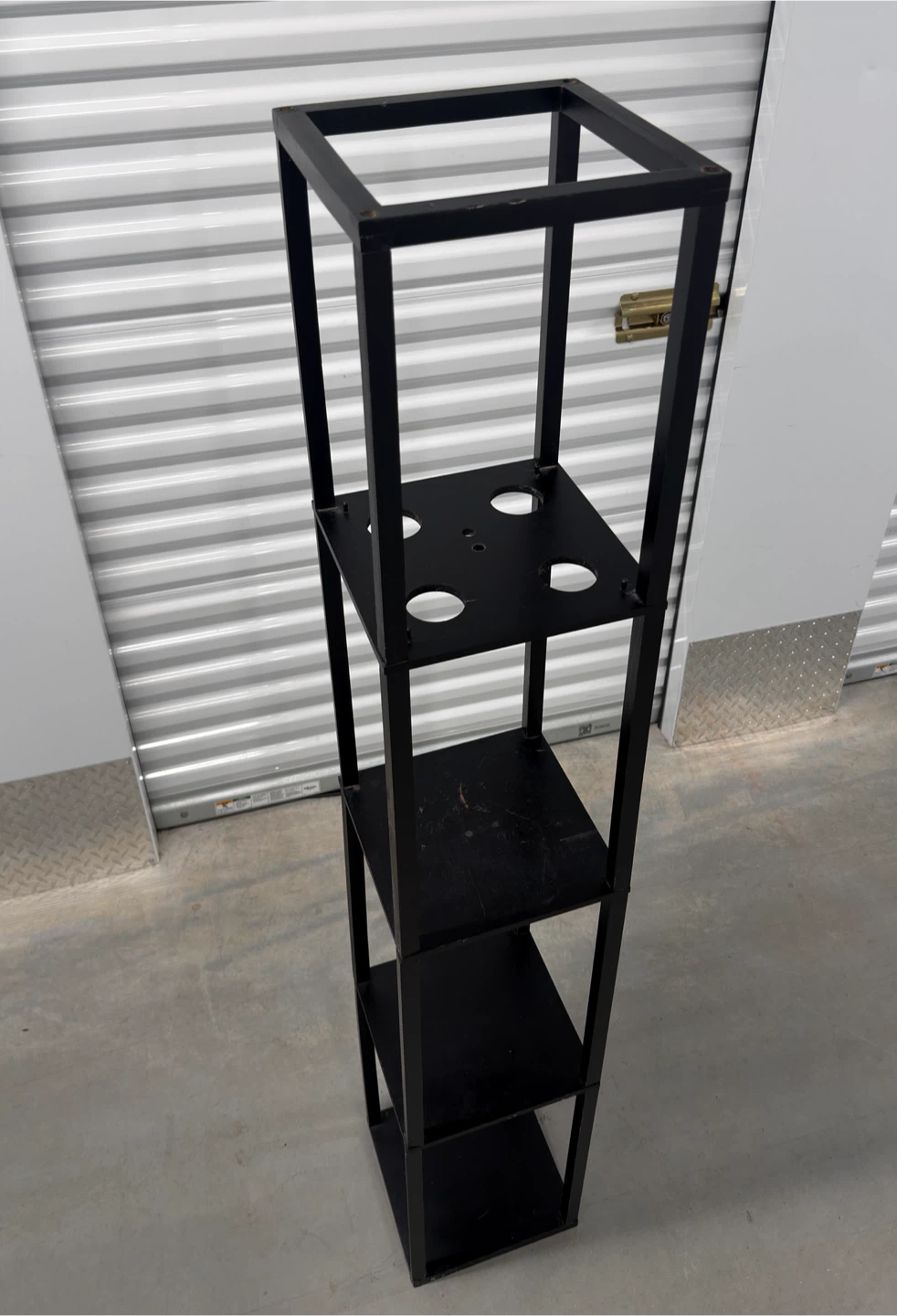 Tall Black 4-Tier Plant Stand / Display Shelf - photo 5