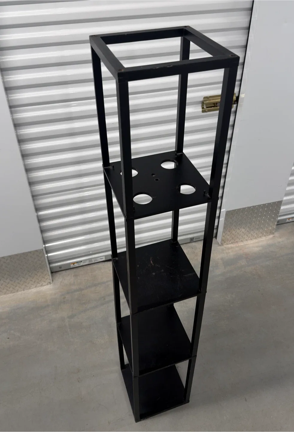 Tall Black 4-Tier Plant Stand / Display Shelf - photo 5