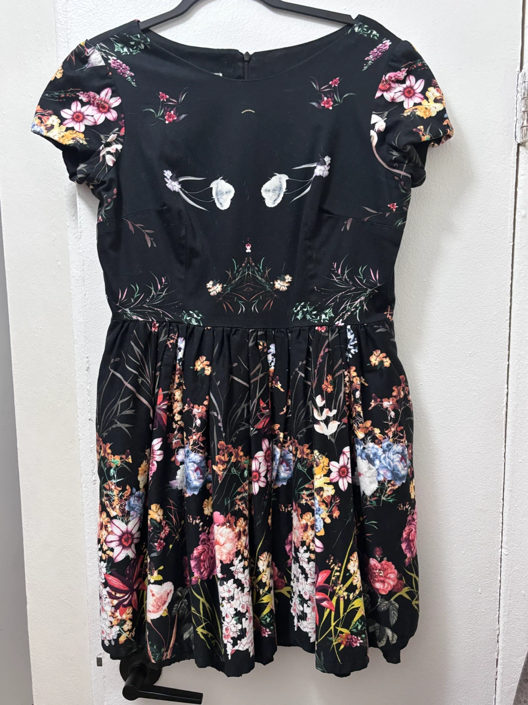 Blackbird Studios Dress - Black floral