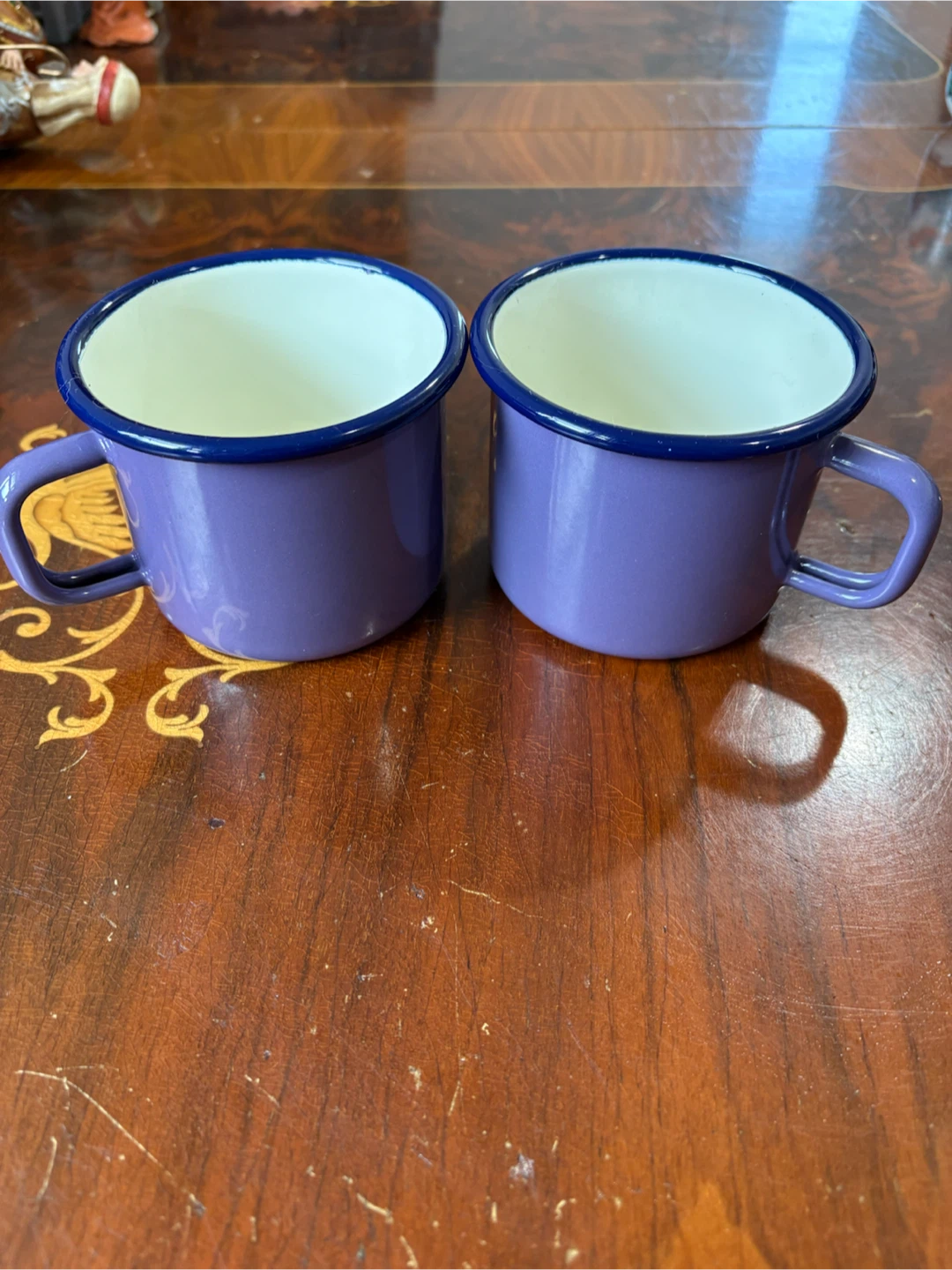 Emile Henry Enamel Mugs - Set of 2