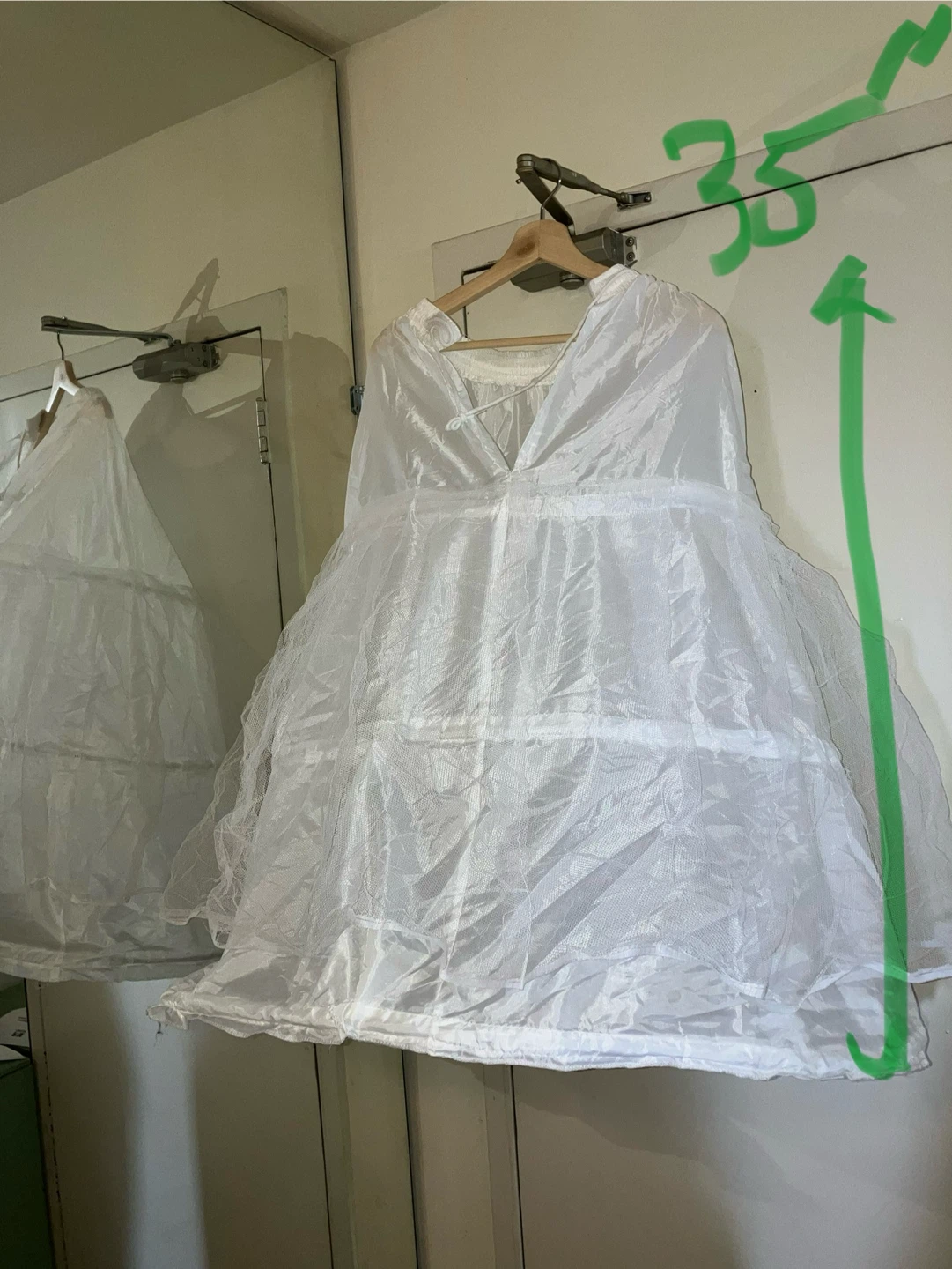 White Petticoat Crinoline Skirt - photo 2