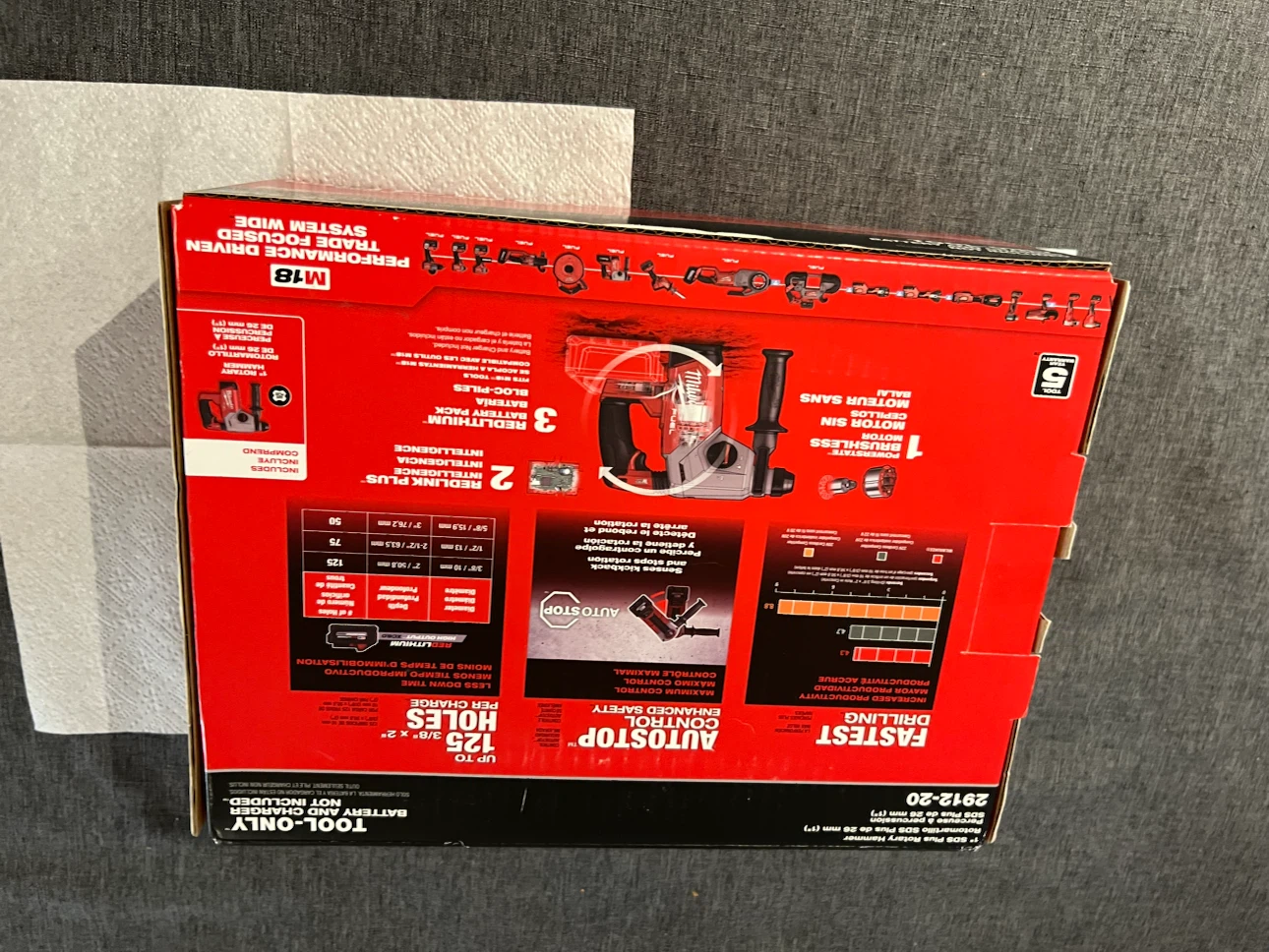 Milwaukee M18 Fuel SDS Hammerdrill - photo 3