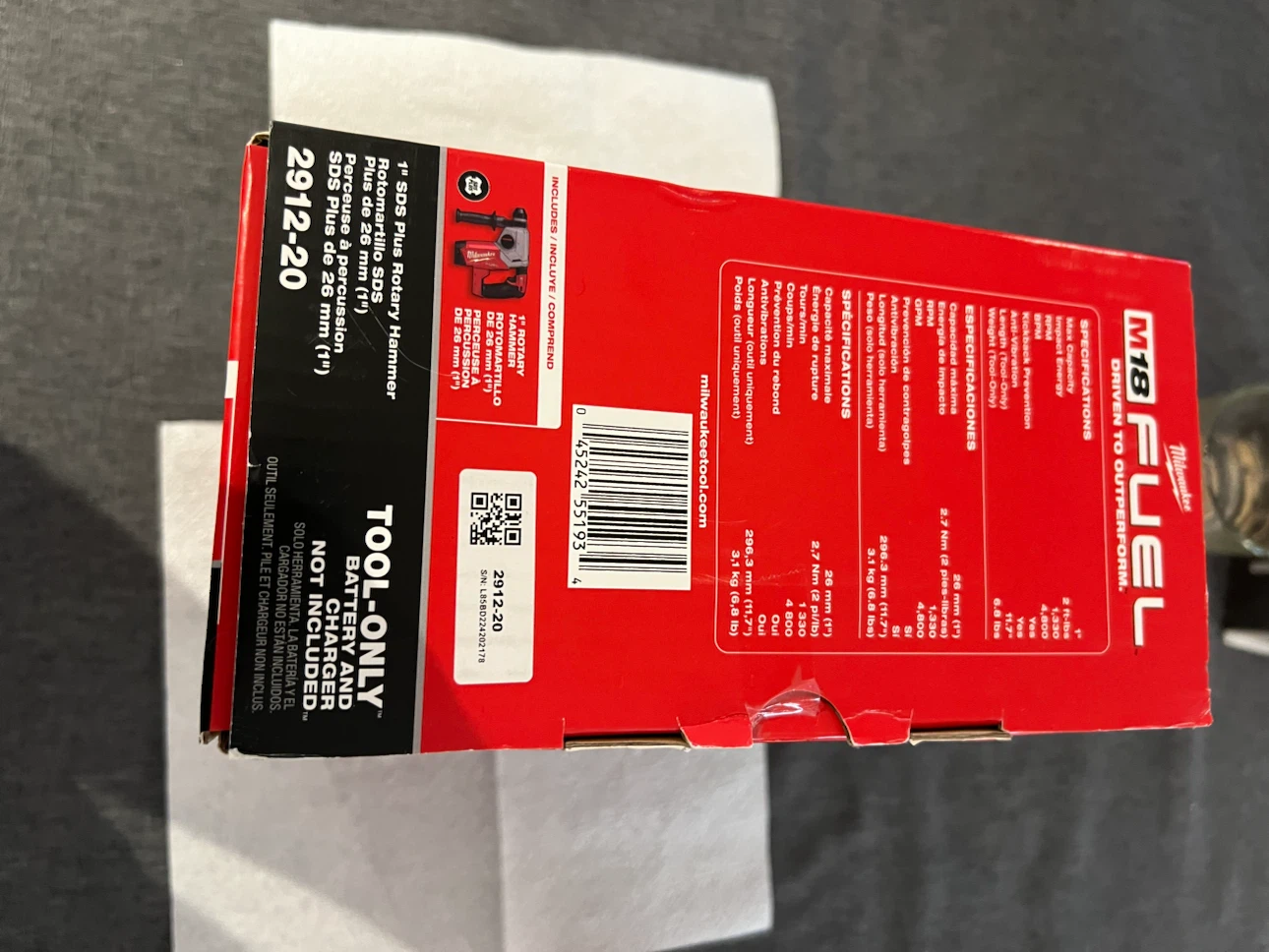 Milwaukee M18 Fuel SDS Hammerdrill - photo 4